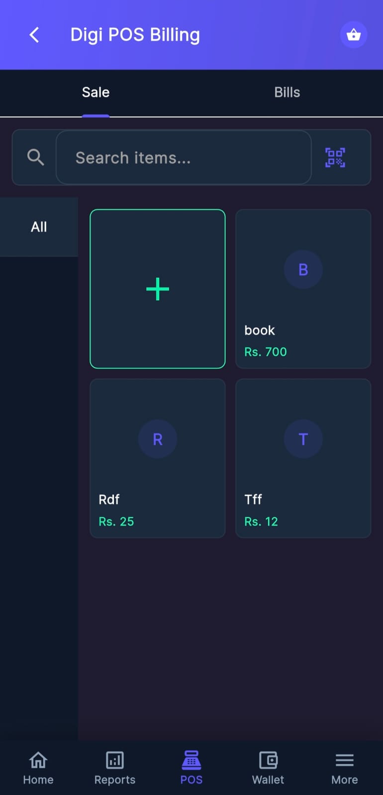 POS Billing Screenshot